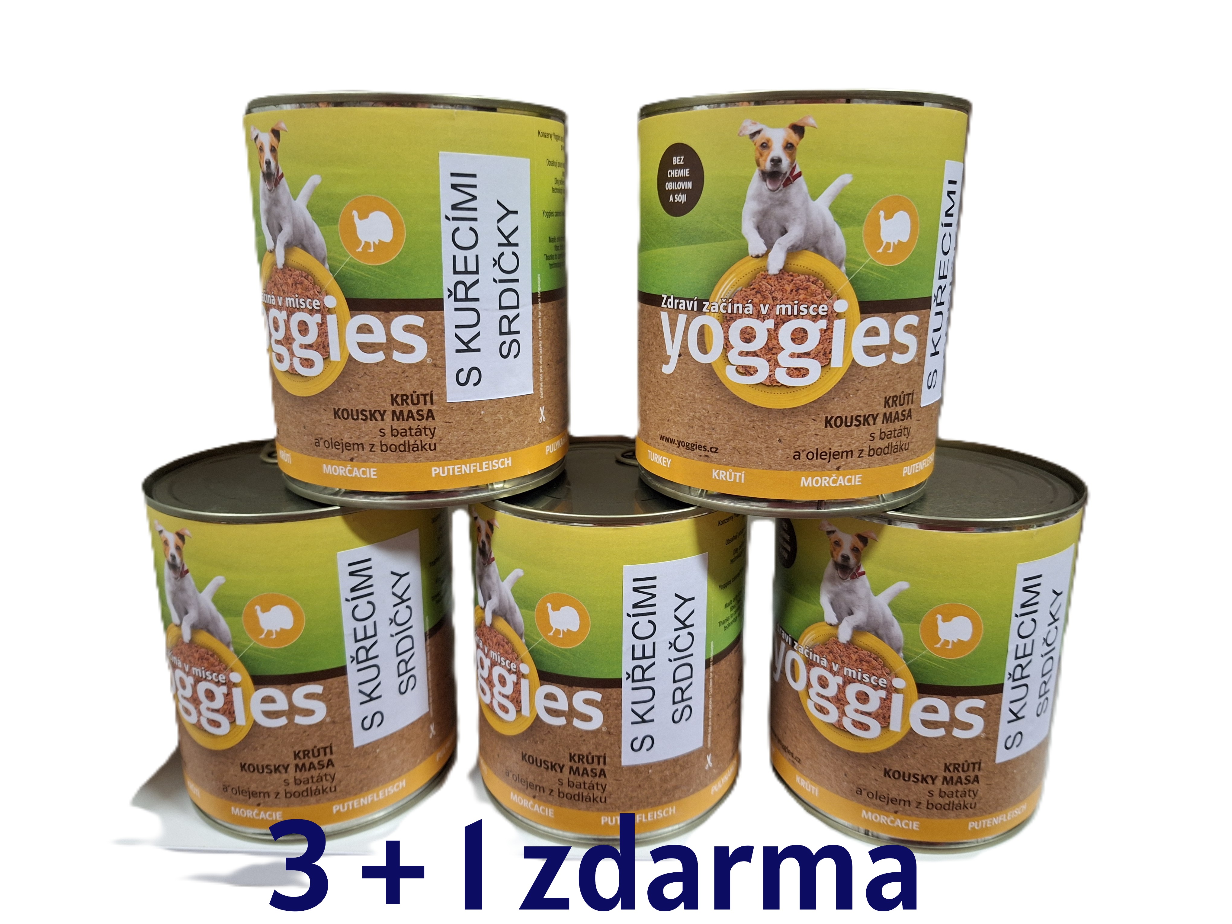 Yoggies krůtí 800g 3+1 zdarma